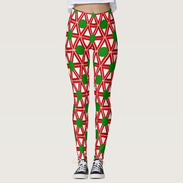 Leggings Navidades Triangle Quilt (Anverso)