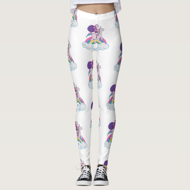 Leggings navidades unicorn santa claus (Anverso)