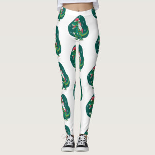 Leggings navidades unicornio dinosaur santa