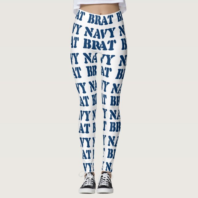 LEGGINGS NAVY BRAT (Anverso)