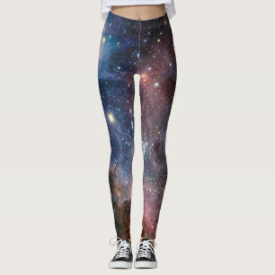 Leggings Nebulosa Carina Rojo y Azul Telescopio Hubble