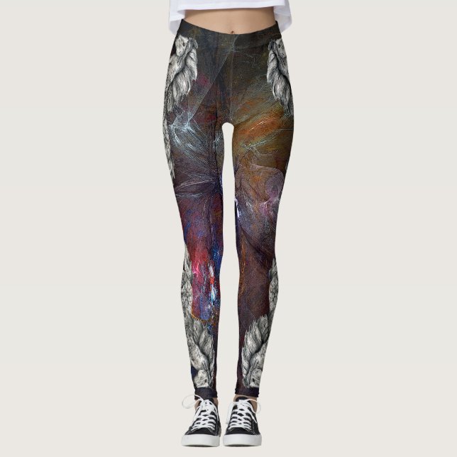 Leggings Nebulosa carismática Grá (Anverso)