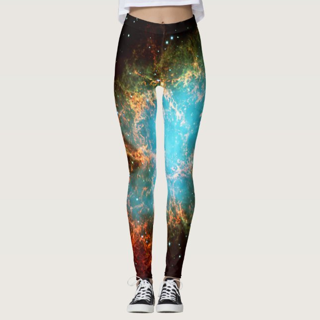 Leggings Nebulosa de cangrejo en ejercicio espacial en Taur (Anverso)