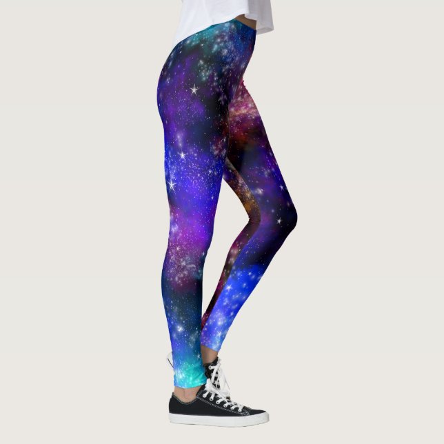 Leggings Nebulosa del espacio exterior de Galaxia (Derecha)