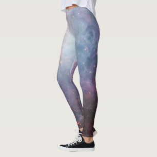 Leggings Nebulosa Orión Astronomía azul marrón beige cielo 