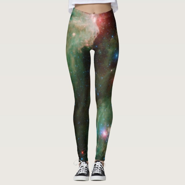 Leggings Nebulosa Verde Cepheus B y C (Anverso)