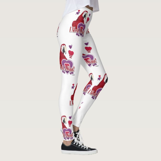 Leggings Necesito Un Loro De Beso Con Corazón (Derecha)