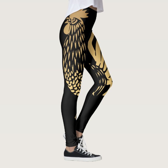 Leggings negras de Golden Rooster Año 2017 (Derecha)