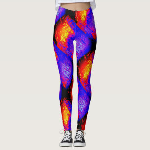 Leggings negrita brillante multicolor