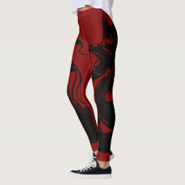Leggings Negro Anopurodon de doble dragón