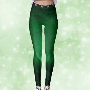 Leggings Negro con murciélagos gris espeluznante de la fila