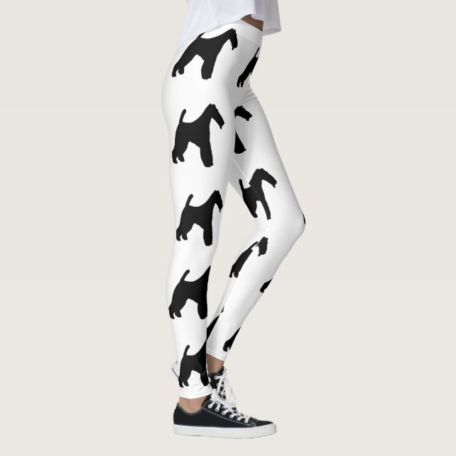 Leggings Negro de hilo Fox Terrier (Derecha)