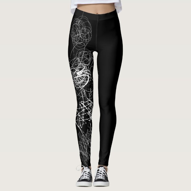 Leggings Negro loco (Anverso)