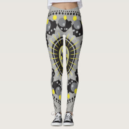 Leggings Negro y amarillo