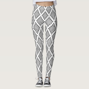 Leggings Negro y beige