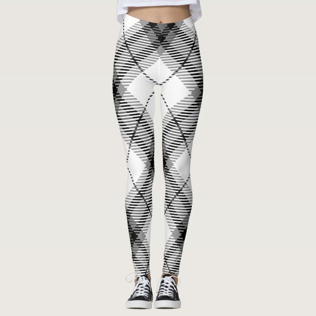 Leggings Negro y blanco (Anverso)