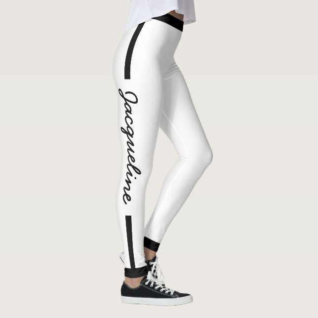 Leggings Negro y blanco (Derecha)