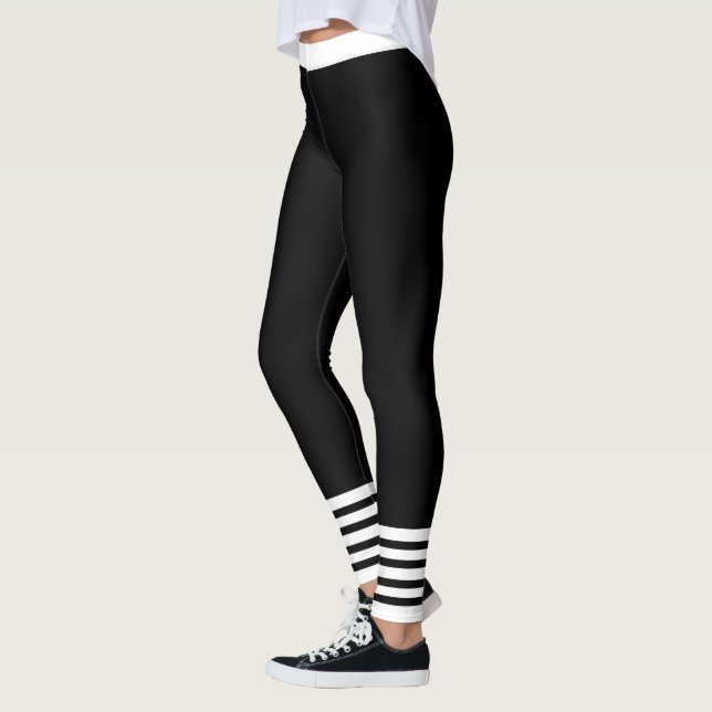 Leggings Negro y blanco (Izquierda)