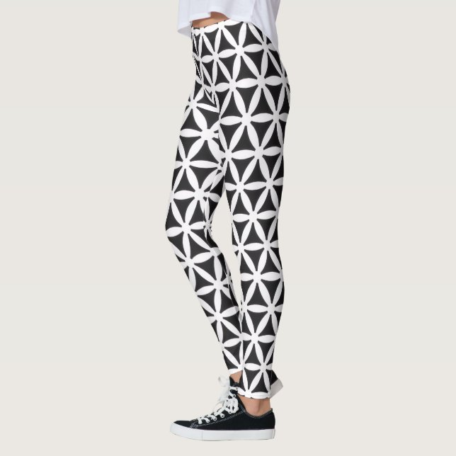 Leggings negro y blanco (Izquierda)