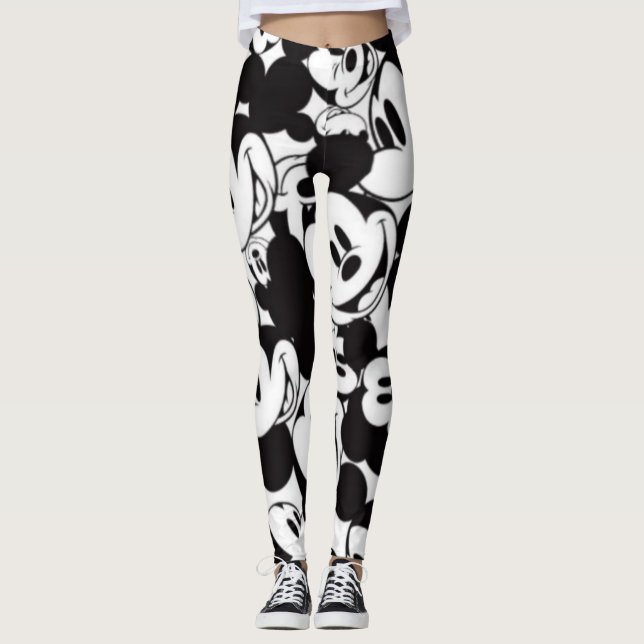 Leggings Negro y blanco (Anverso)