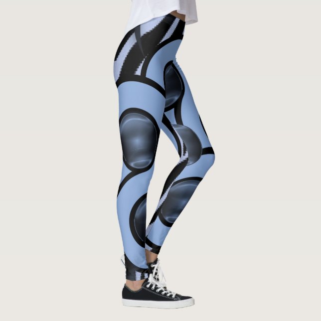 leggings negros azules largos (Derecha)