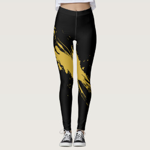 Leggings Negros de Cintura Alta Modernos para Uso