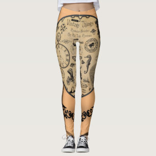 leggings negros naranjas largos