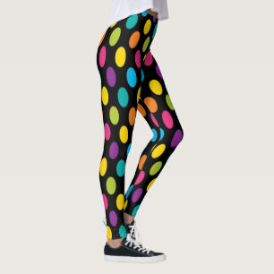 Leggings Neon Bright diseño de moda de moda colorido 3
