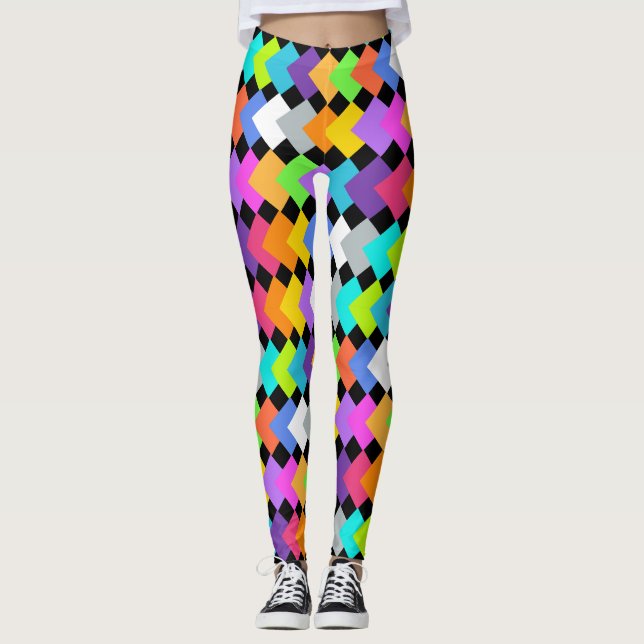 Leggings Neon Diamonds (Anverso)