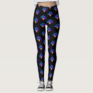 Leggings Neon Firefly en negro