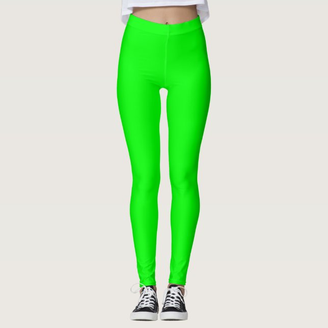 Leggings Neon Green Funky (Anverso)
