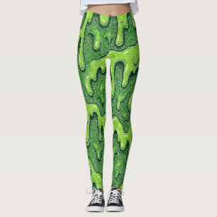 Leggings Neon Green Slime Drin