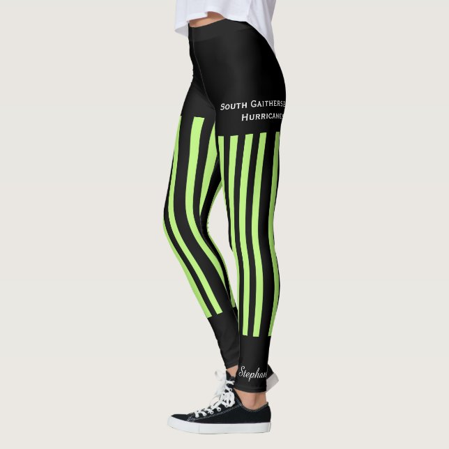 Leggings Neon Green Team Club Yoga Fake Shorts (Izquierda)