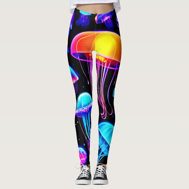 Leggings Neon Jellyfish (Anverso)