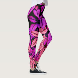 Leggings Neon Leaves Wonders
