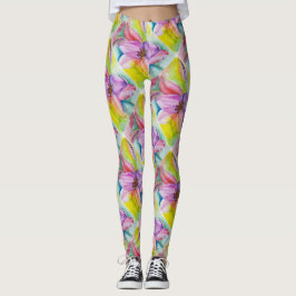 LEGGINGS NEON LILY | LEGADOS FLORALES
