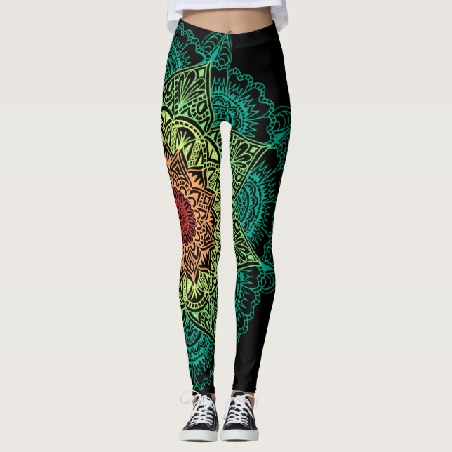 Leggings Neon Mandala (Anverso)
