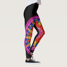 Leggings Neon Medallion