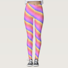 Leggings Neon Pink Yellow Purple Lights