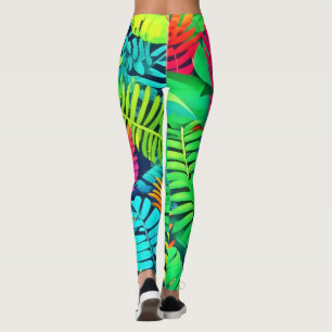 Leggings Neon Rainforest Fantasy