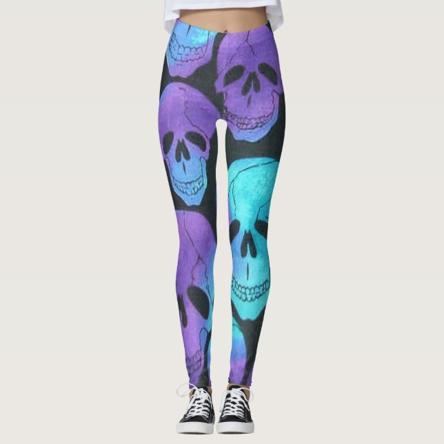 Leggings Neon Skulls (Anverso)