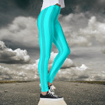 Leggings Neon Turquoise y Neon Cyan Guay Stried<br><div class="desc">Neon Turquoise y Neon Cyan Guay Vintage Stried</div>