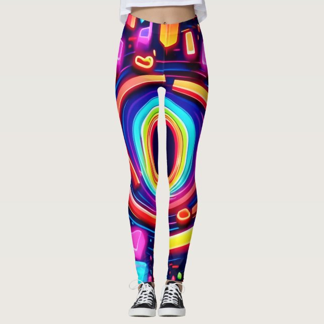 Leggings Neon Vortex Odyssey (Anverso)