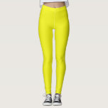 Leggings Neon Yellow Funky<br><div class="desc">¡Viva fuerte con estas piernas amarillas de neón caliente!</div>