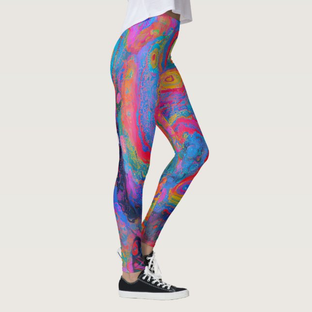 Leggings "Neural Firestorm" (Derecha)