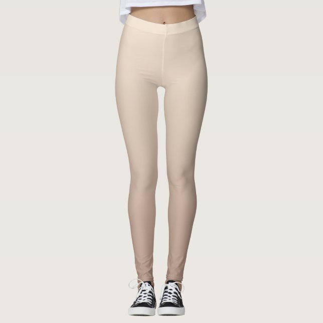 Leggings Neutral Beige Taupe Ombre (Anverso)