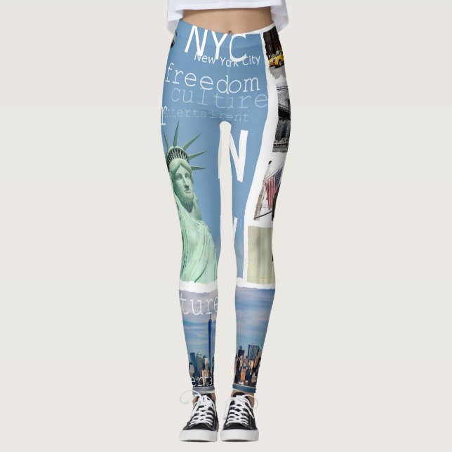 Leggings New York City Nyc Pop Art (Anverso)