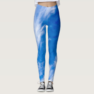 Leggings Niebla Blanca Y Azul
