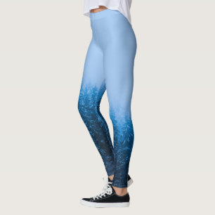 Leggings Niebla sobre bosque cubierto de nieve en el lago B