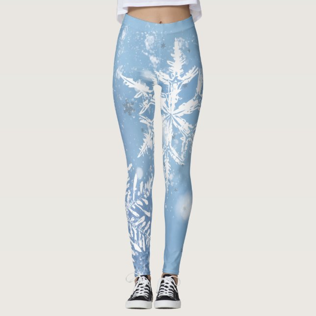Leggings Nieve de Navidad Maravillosa (Anverso)